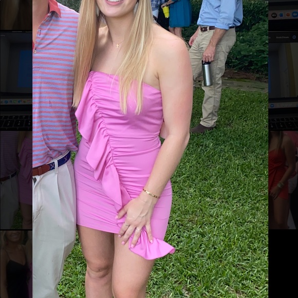 Superdown Indy ruffle front mini dress - Picture 6 of 6